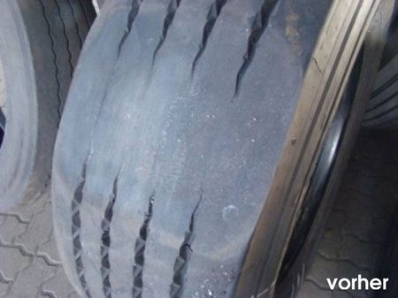 Reparatur von Bremsplatten - vorher